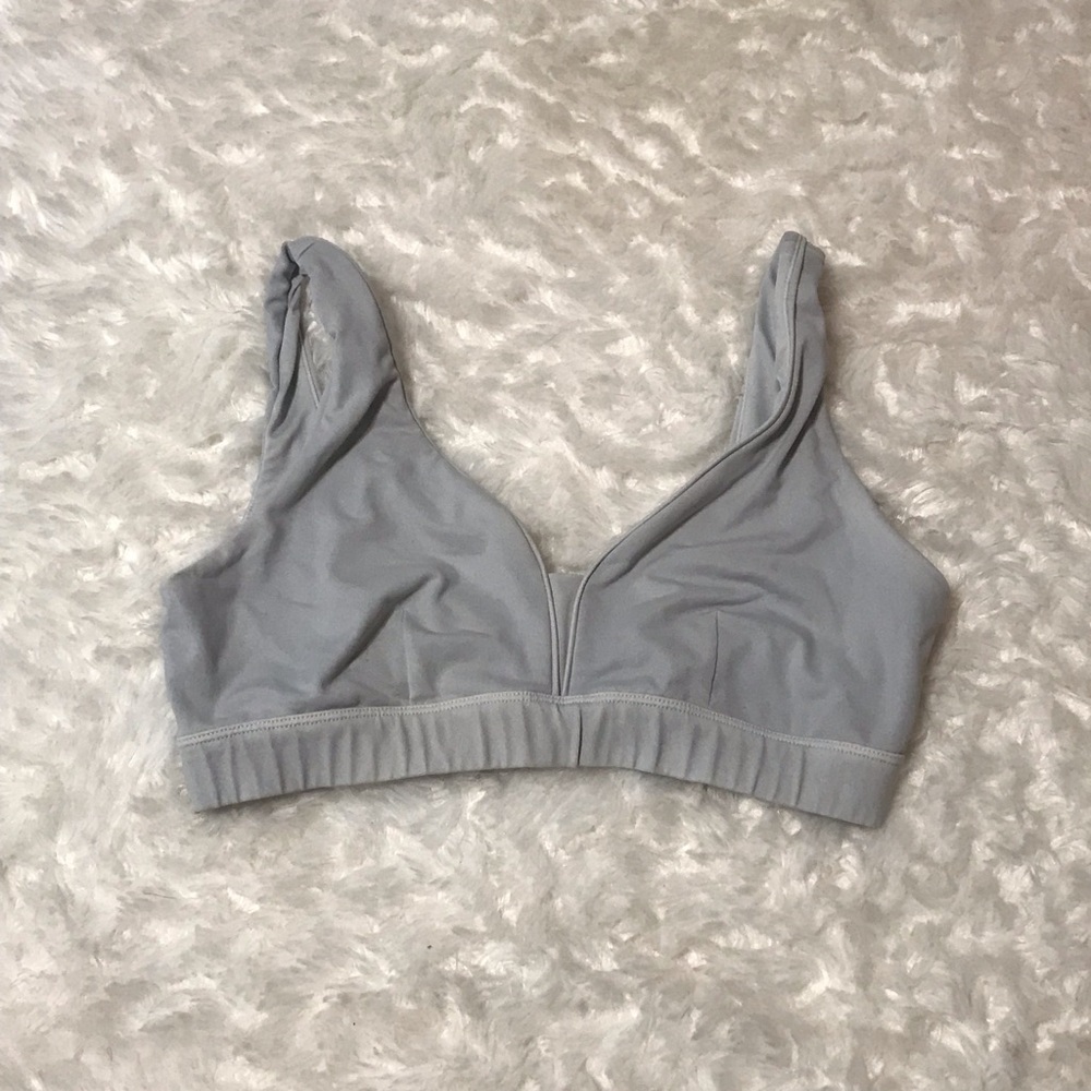 Gray Alo Sports Bra